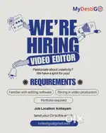 Job Opening: Video Content Creator & Editor – MyDestigo