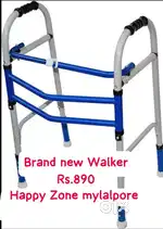 BRAND NEW FOLDABLE WALKER-ADJUSTABLE WALKER-ADULT WALKER