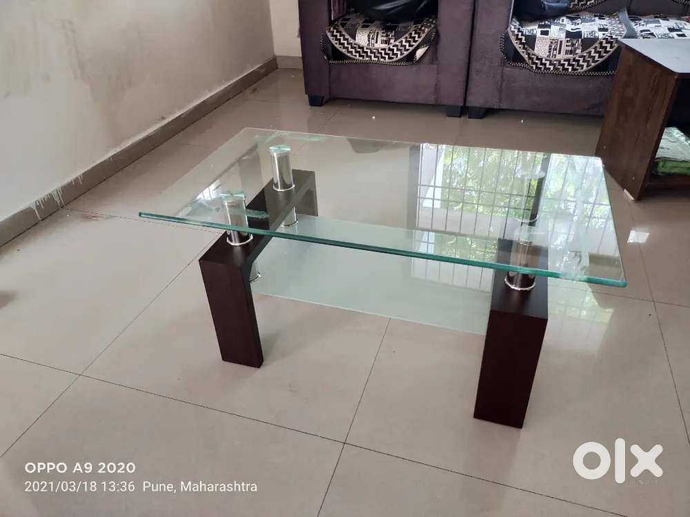 Brand New Center Table Glass Top