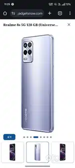 Realme 8s 5g 8/128 gb