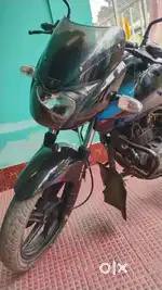 Single handed use Bajaj pulsar 150 double disc rarely used