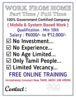 Part time job (work from home)