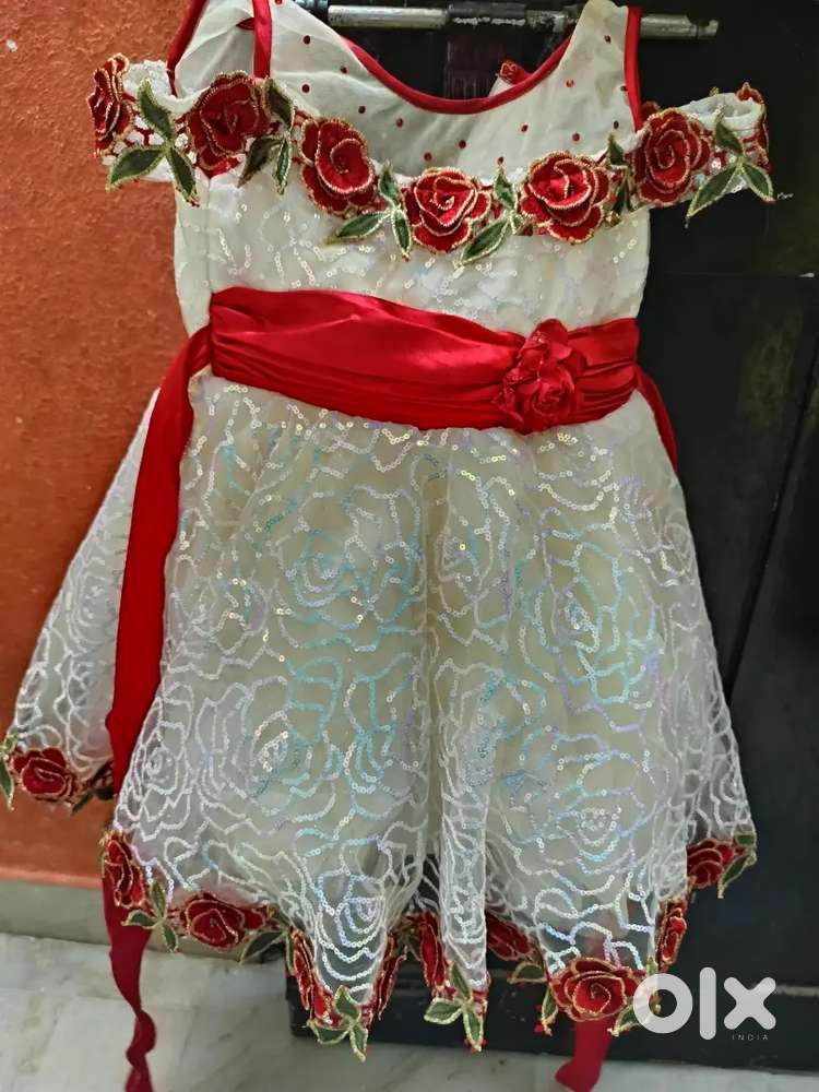 rose flower frock