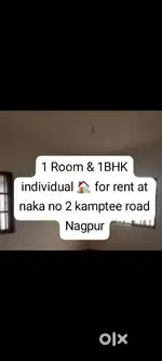 I want to rent my own house 1BHK located naka no 2 kamptee road