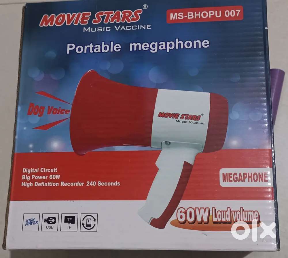 Sell brand new megaphone loudspeaker with charger