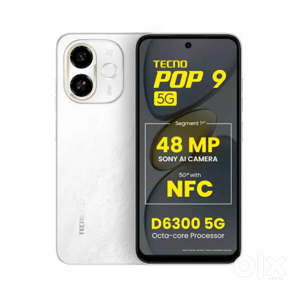 Tecno Pop 9 5G (4+128 variant) under warranty