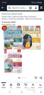 S chand / lakhmir for 10  physics chemistry biology set of 3