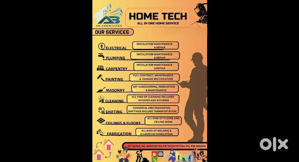 ROOFING, ELECTEICAL, PLUMPING, CARPENTRY,  WELDING & ALL TYPE OF WORKS