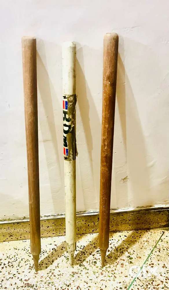 Cricket bats and wickets