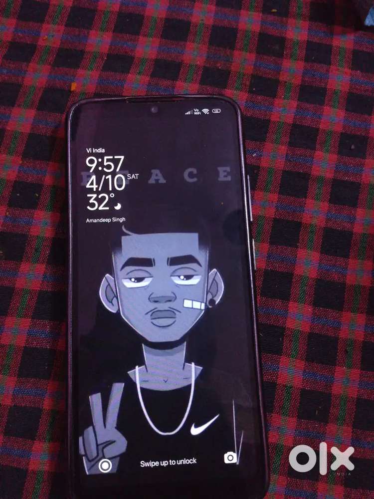 Redmi 12 c  matte black without any scratch on screen