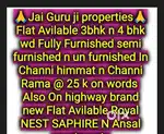 Flats Furnished n semi furnished Rooms Independent kothis building P.G