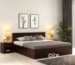 Super Sunday buy new double bed wit box -6490/-  EMI bi