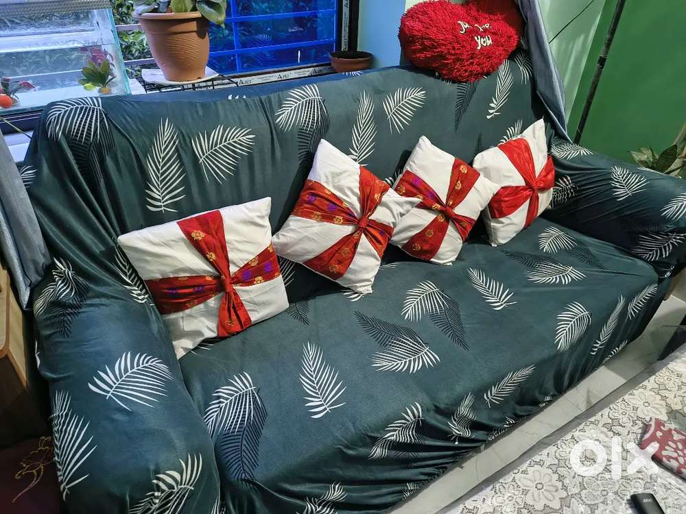 3seater wooden sofa