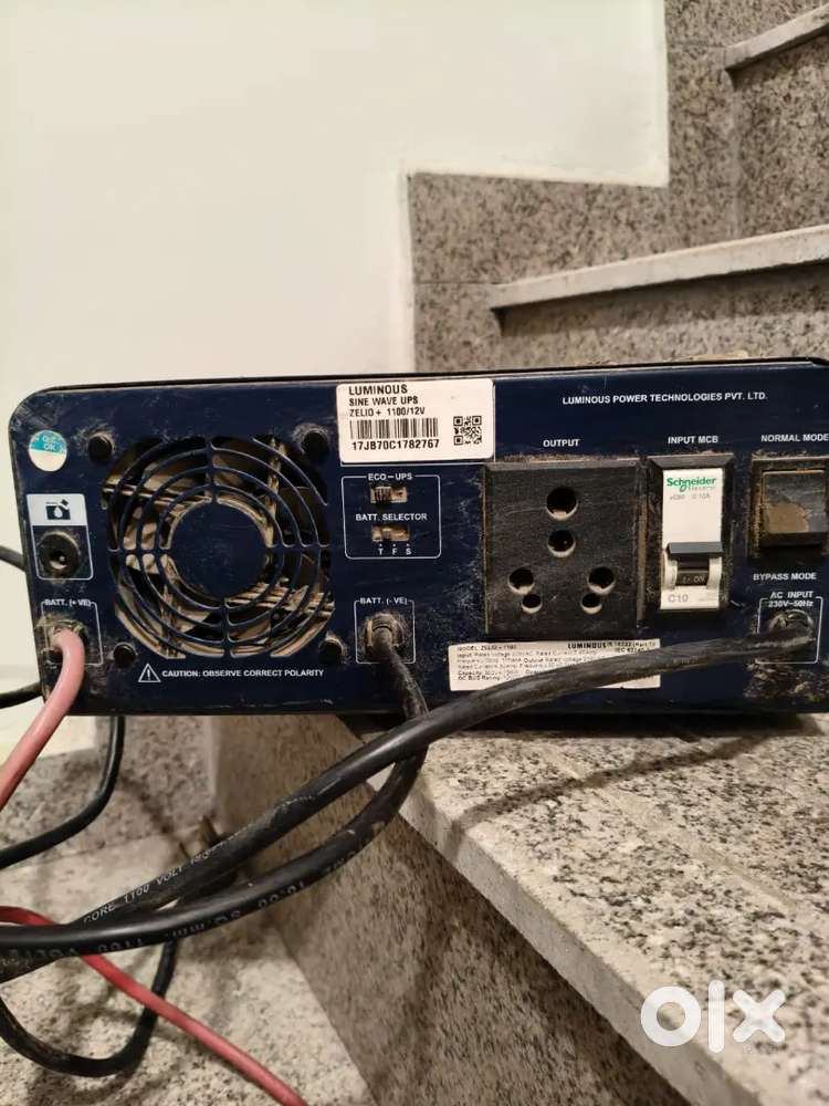 Luminous inverter with battery and trolley for sale