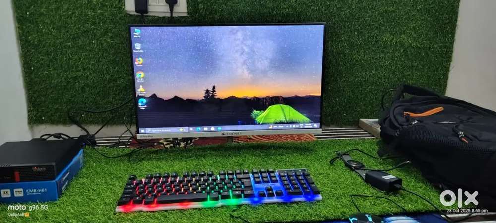 Lenvo cpu and Zebronics monitor