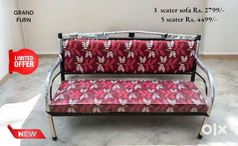 # Steel sofa , sofa set , metal sofa set , @ T45ER
