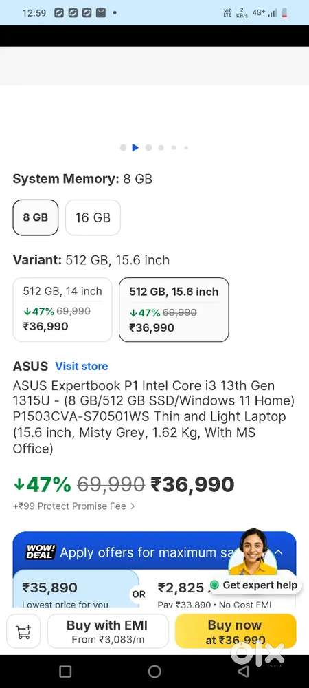 Asus laptop 2 month old
