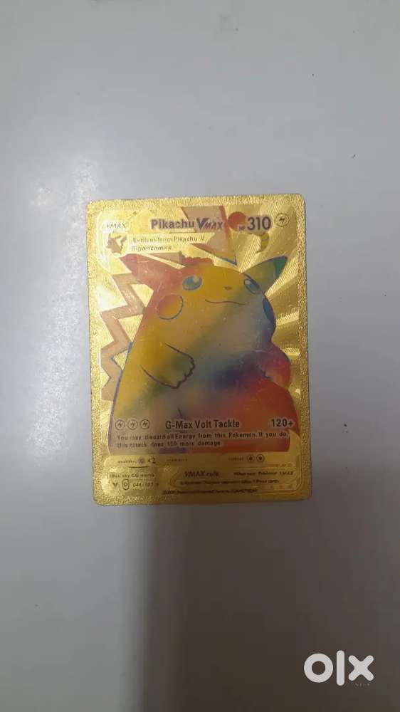 Golden Pokemon card