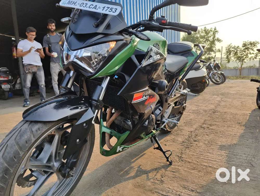 all new condition, smooth ride , twin cylinder, smooth 250cc bike