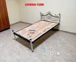 Cot Sale Mega offer steel Bed 545re SINGLE DOUBLE FANCY BED  jwer56