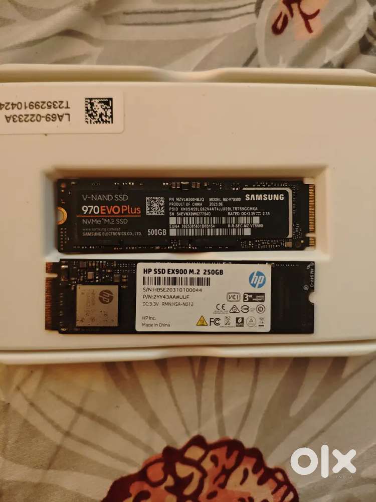 500 Gb And 250 Gb Nvme Ssd
