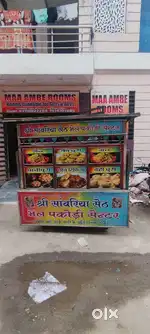 Pani puri food cart