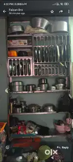 Big Steel Rack Bartan stand 1200/-