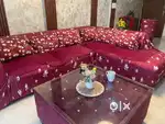 6 seater sofa with centre table