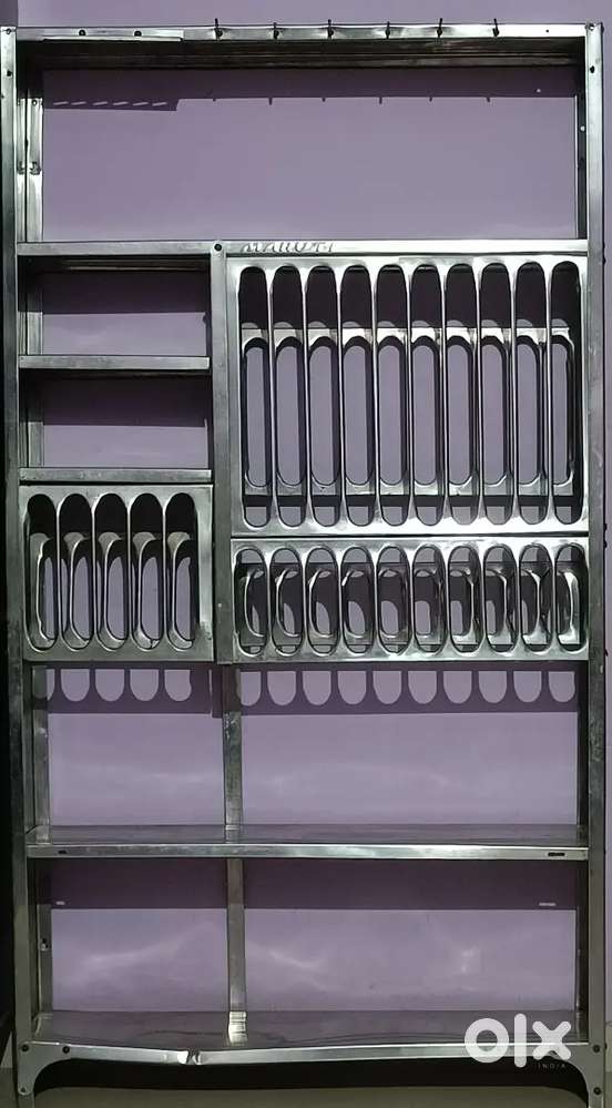 Aluminium Kitchen Rack Great Condition, Perfect for Storage