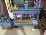 Paper plate making machine.
