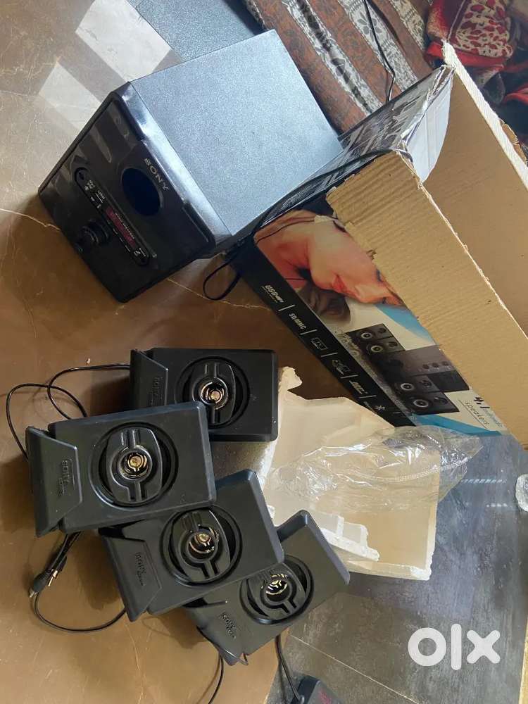 Sony speaker 4.1 21000 watt p.m.p.o