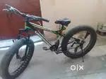 Fat tyre gear cycle