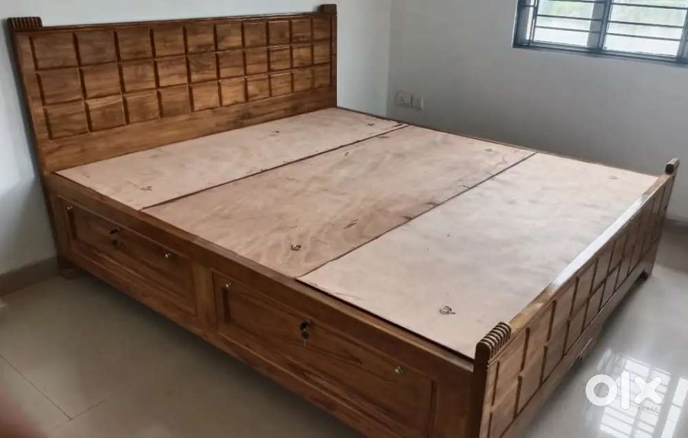 Brand New Segun wood box bed 38000 onwards