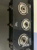 Three burner prestige gas stove + IFB microwave + RO