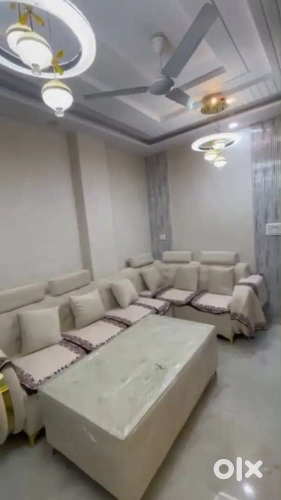 3bhk new build flat for rent fully furnished in uttam nagar west