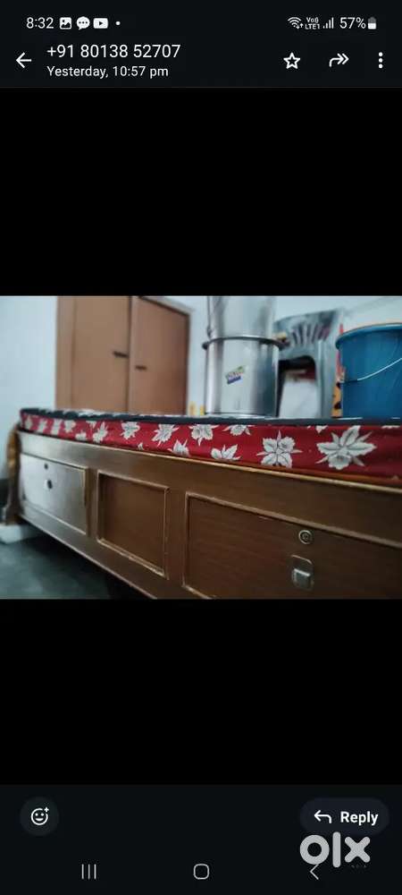Wooden Bed