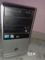HP dual core computer cabinate with 3 gb ram, 150GB storage