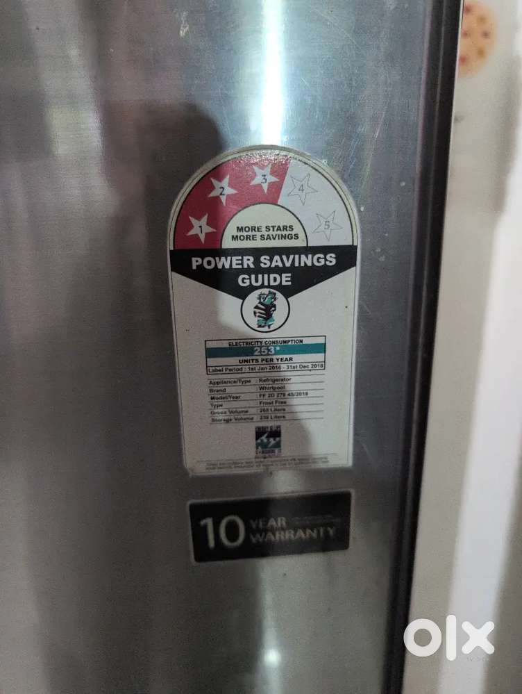 Whirlpool 265. Lt fridge