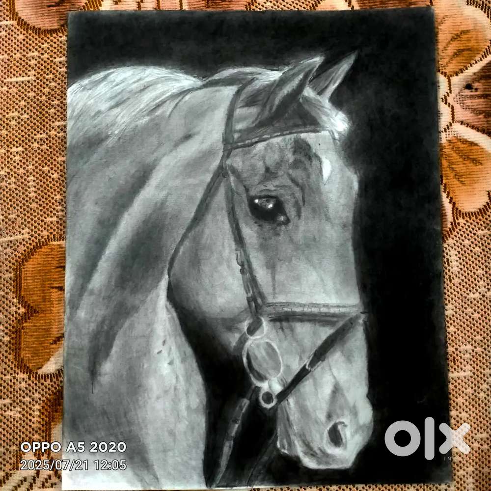 A drawing of horse