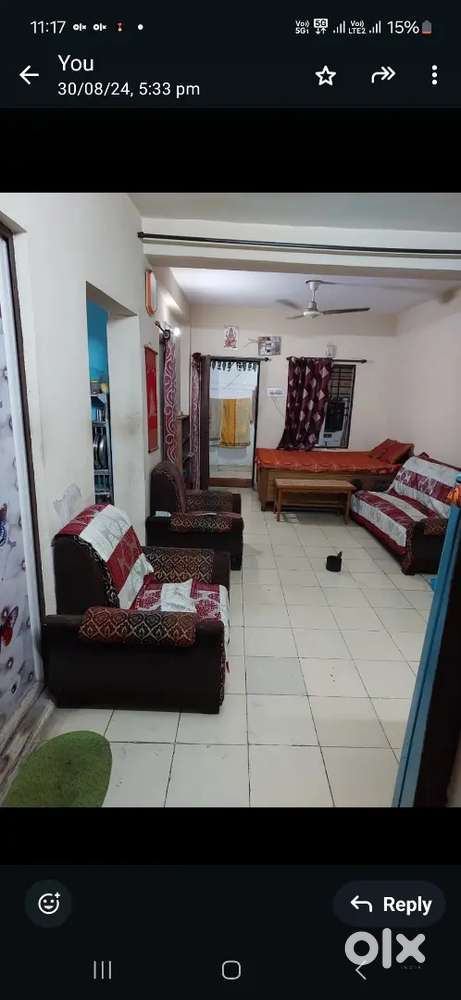 2 BHK flat Rent se dena hai