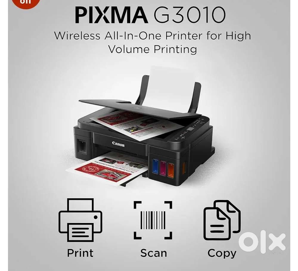 Conon pixma g3010 wireless all in one printer