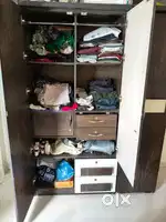 Wardrobe with Double And single compartment