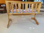 Mee Mee Wooden Baby Cot Cradle