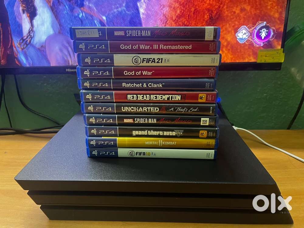 Ps4 pro with 12 games