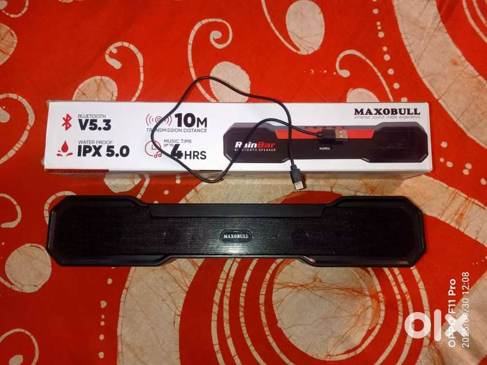 Maxobull speaker 16 watt with type c charger