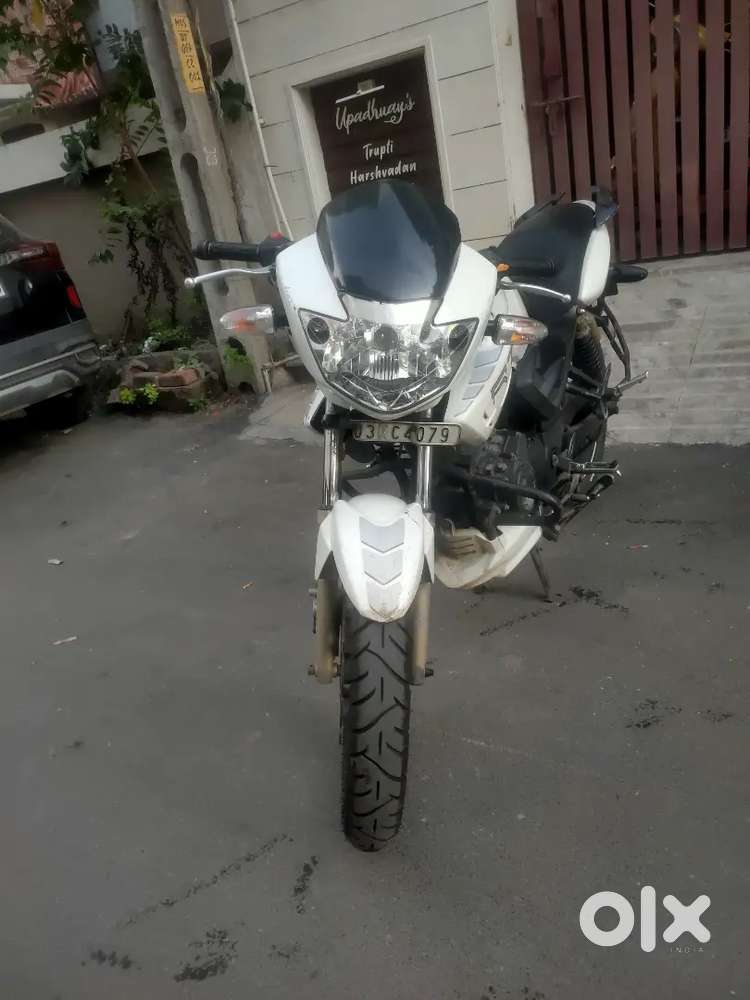 TVS Apache RTR digital meter showroom condition Rajkot passing