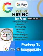 GPay sales partners part time job or full time job