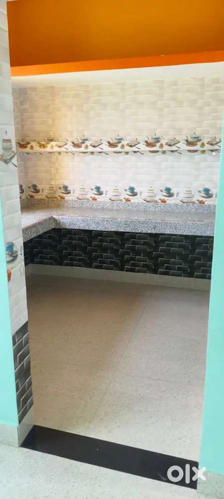 1 bhk with seperate kitchen bedroom bathroom hall