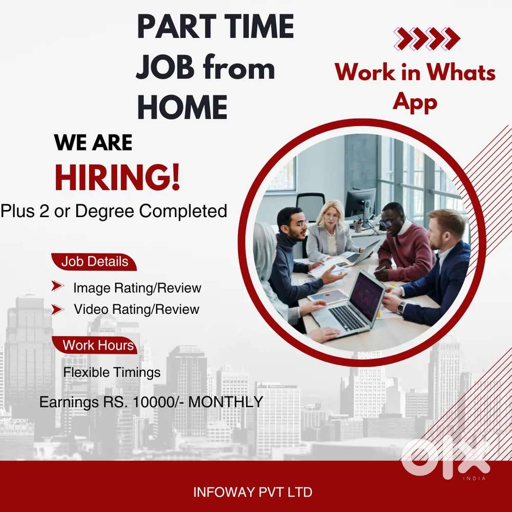 Need plus 2 or Degree completed Female Candidates