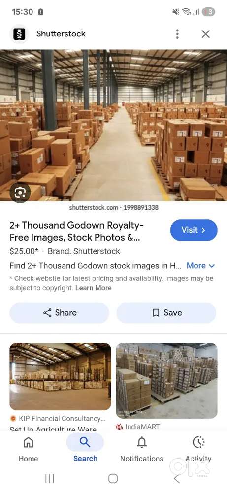 Godown 200 gaz in chandan nagar for rent